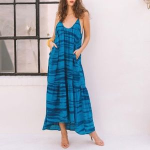 Voloshin Palladio silk maxi dress